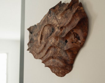 Ever Flow - Spalted Maple Wood Sculpture