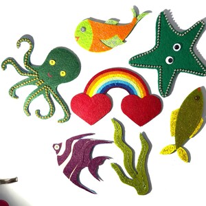 The Rainbow Fish Felt Story/bonus/flannel Board/teacher Story Ideas Act ...