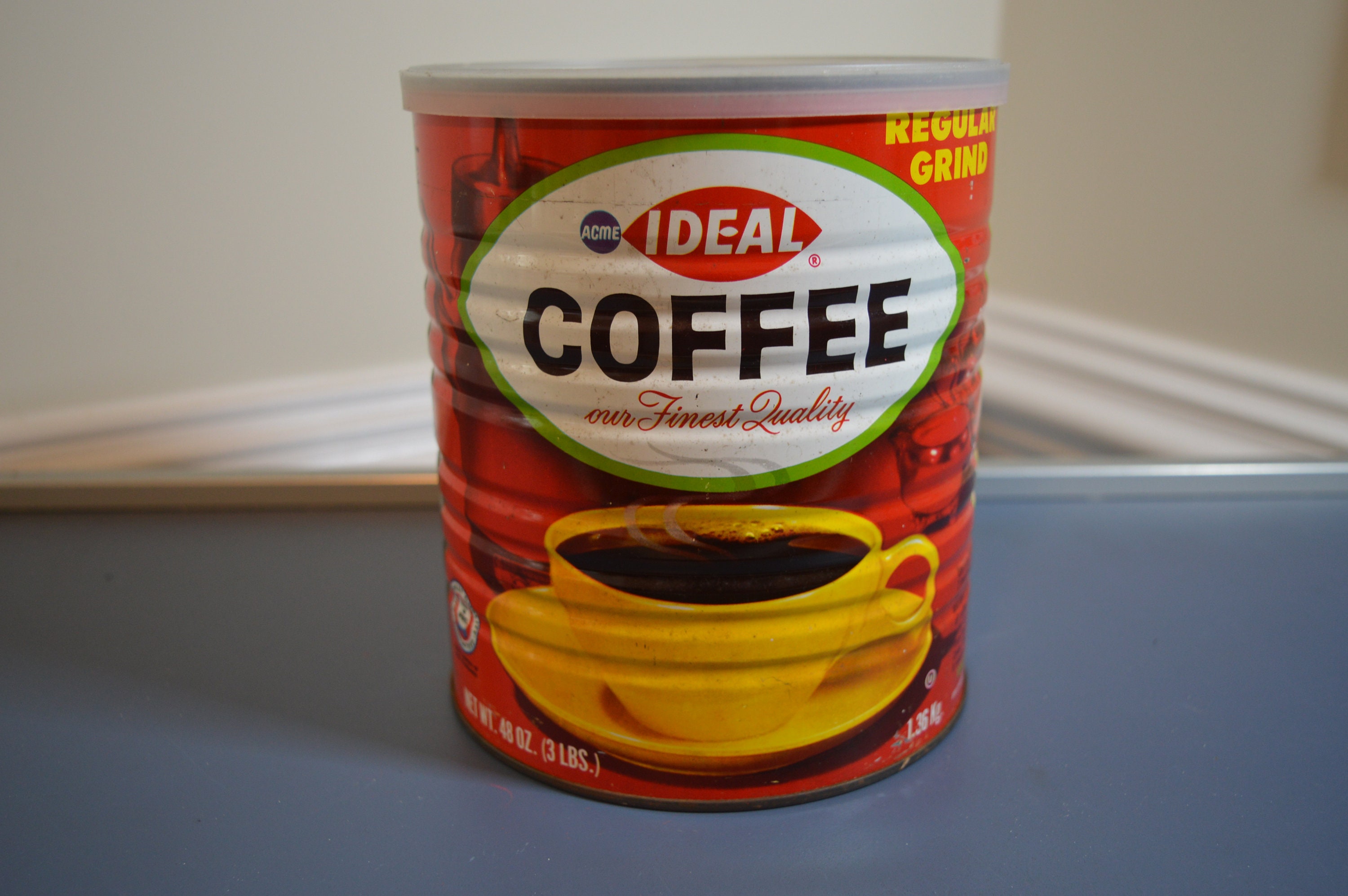 ヴィンテージ】コーヒー缶 ACME IDEAL COFFEE Vintage Acme Tin - Etsy
