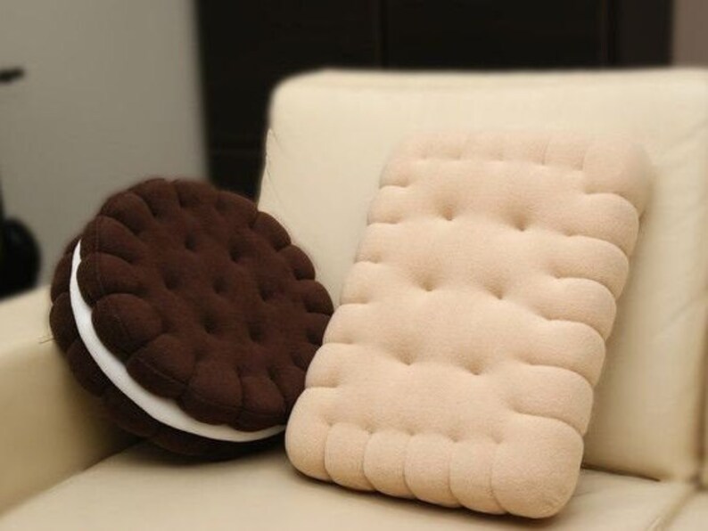 Oreo COOKIE Pillow. Sandwich cookie. Free shipping. Etsy