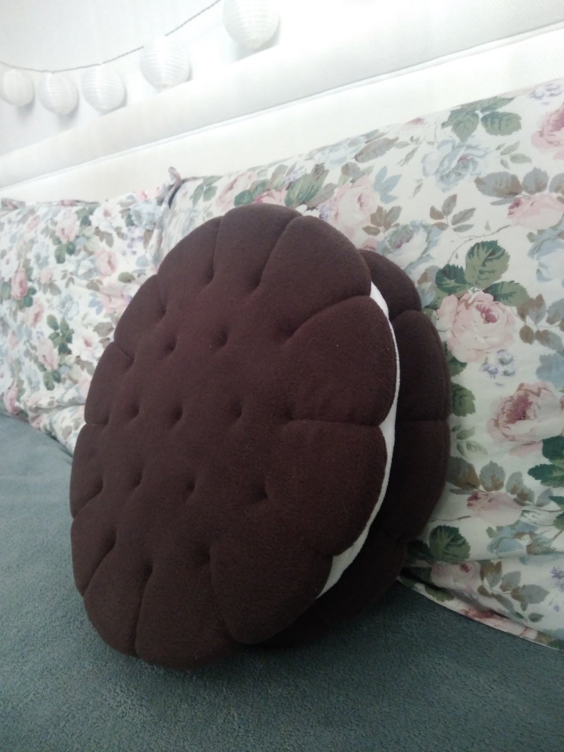 Oreo COOKIE Pillow. Sandwich cookie. Free shipping. Etsy