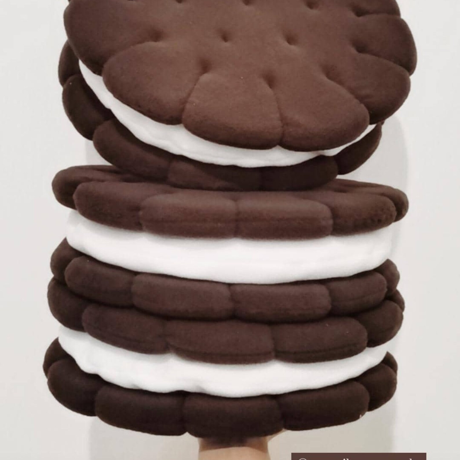 Oreo COOKIE Pillow. Sandwich cookie. Free shipping. Etsy