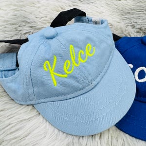 Pup Embroidered Baseball Cap with name, Personalized Dog Cat Name Hat, Cute Adjustable Pet Beach Cap, Puppy Travel Hat, Pet lover Gift