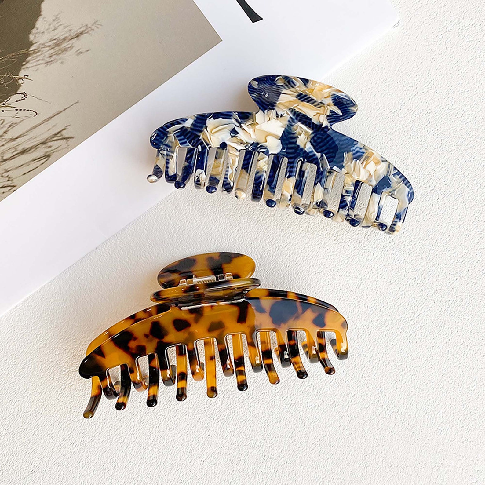 Large Hair Claws for Thick Hair Hair Barette Claws for Women Etsy