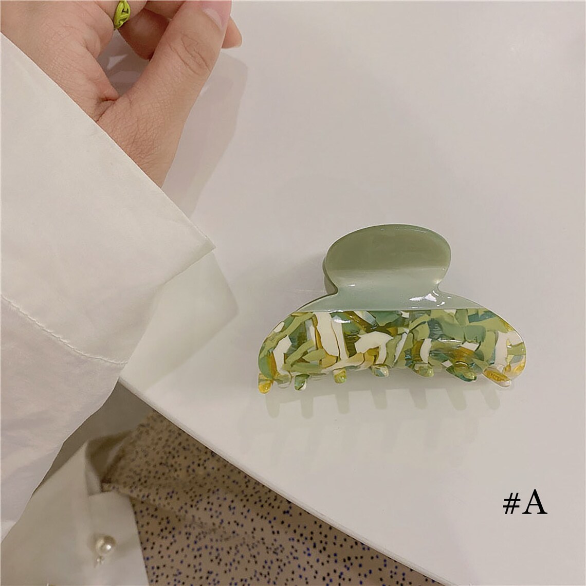 Vintage Green Hair Claws for Women Retro Girl Hairpin Hair Etsy