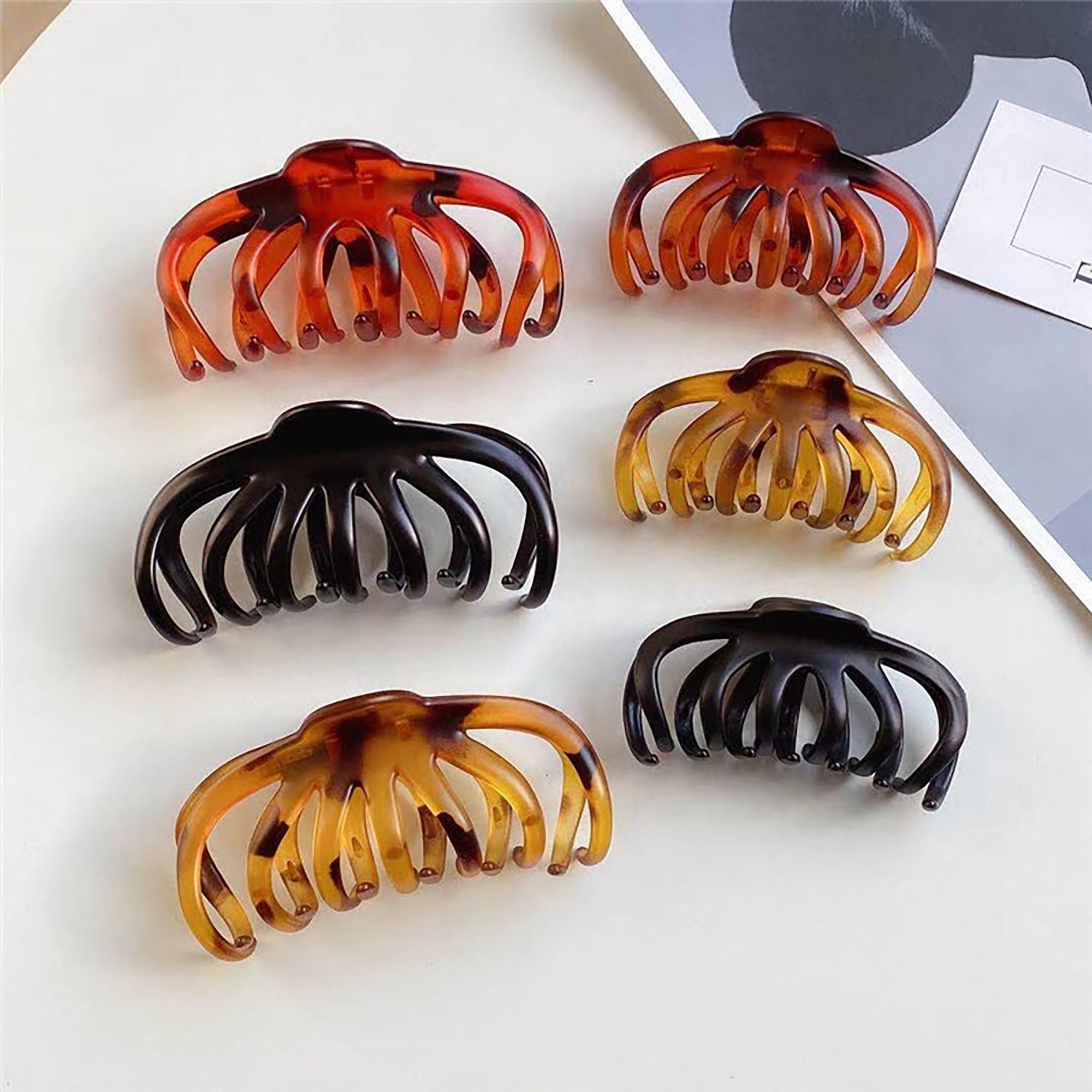 Huge Matte Hair Claws for Thick Hair Big Hair Claws Acrylic Etsy