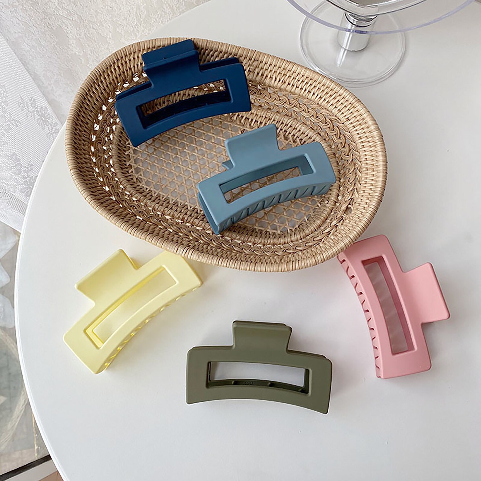 Huge Rectangle Hair Claws for Women Matte Hair Claw Clips Etsy