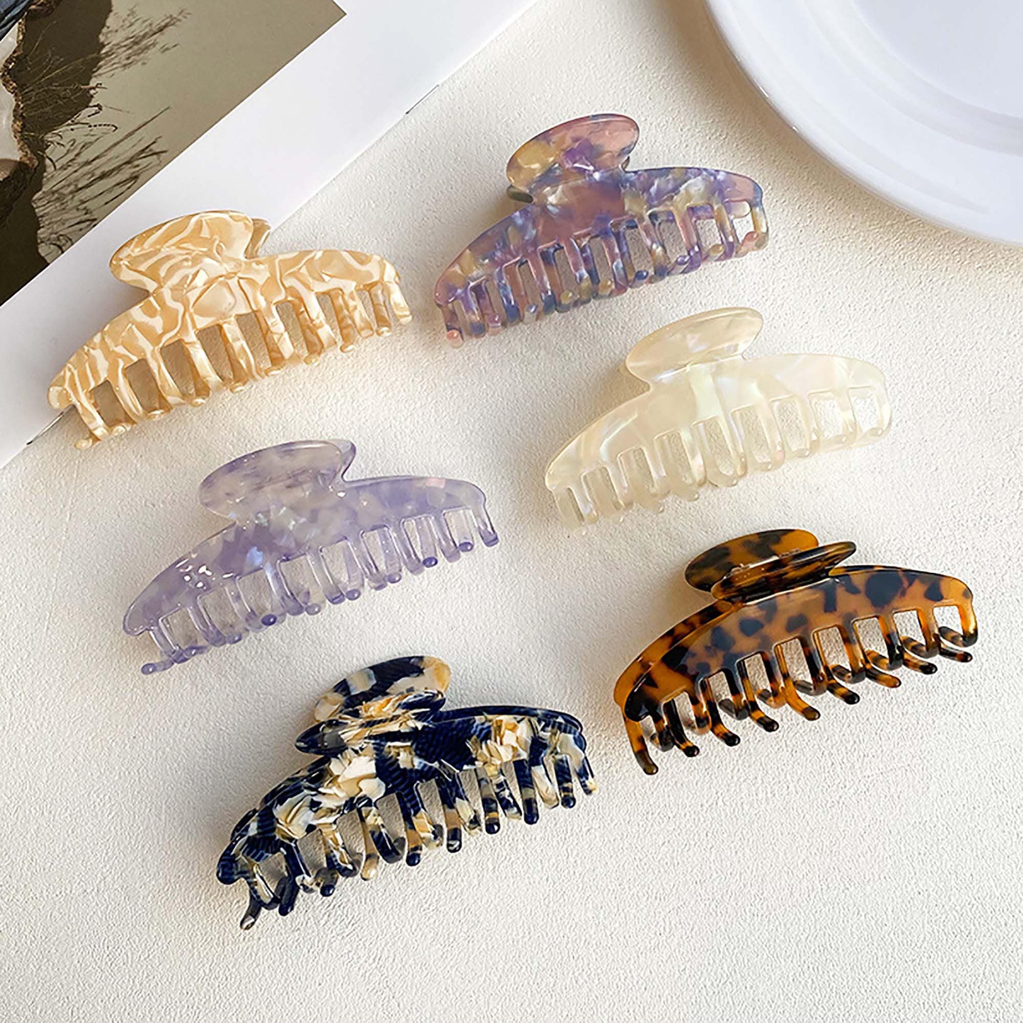 Large Hair Claws for Thick Hair Hair Barette Claws for Women Etsy