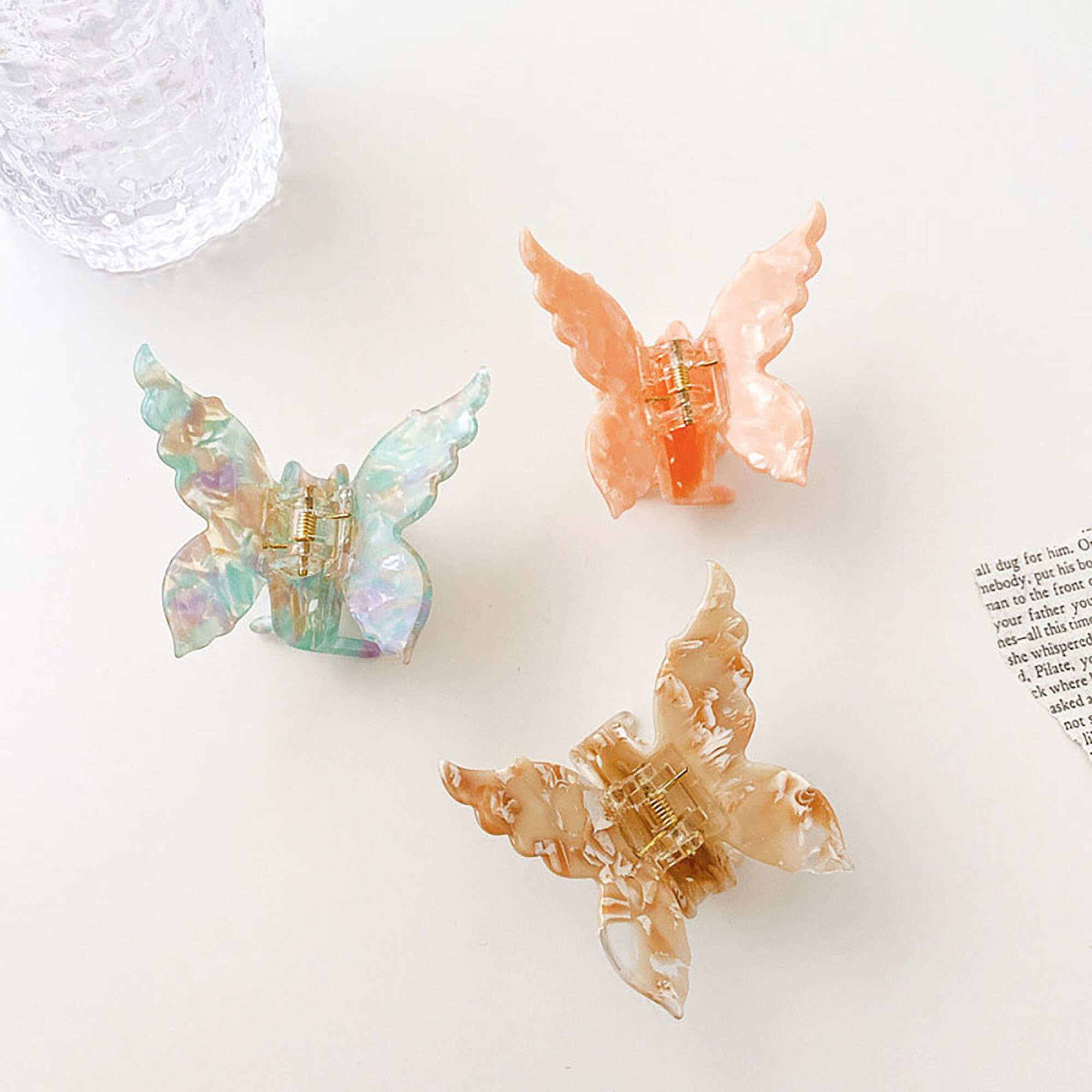 Adorable Butterfly Hair Claws Butterfly Hair Claw Clips Hair Etsy UK
