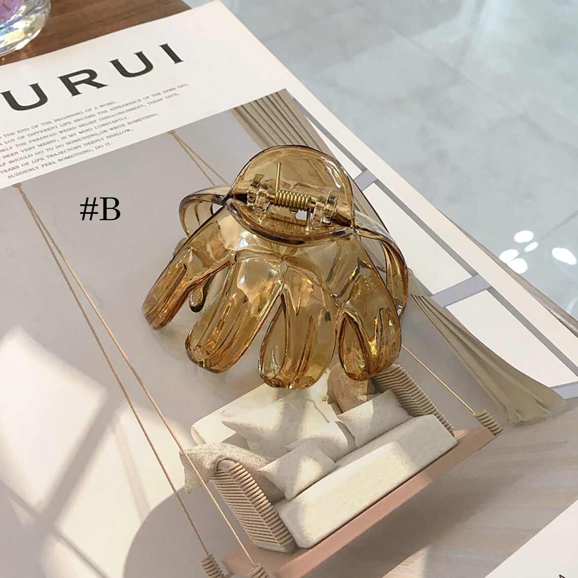 Simple Large Claw Hair Clips Horsetail Hair Claw for women Etsy