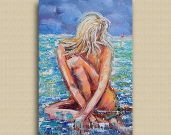 Modern Beach Nudist Etsy