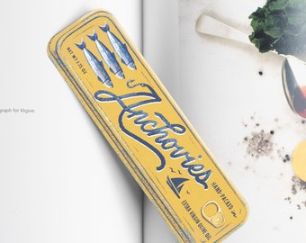 Sardellen Lesezeichen aus Dose