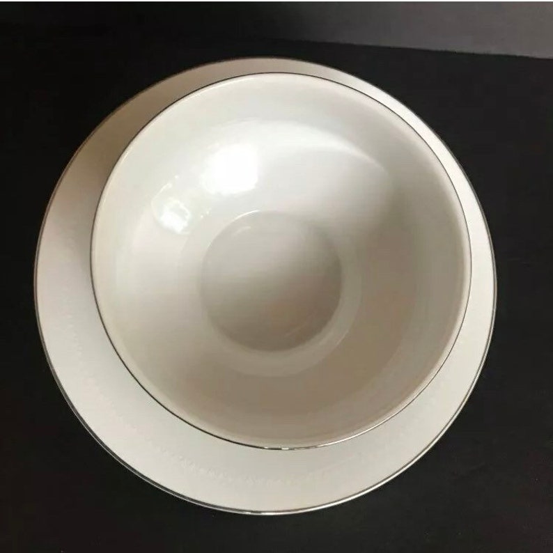 Mikasa White Rose Gravy Boat With Underplate 5785 Etsy