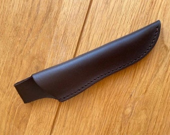 Custom bushcraft hunting leather sheath