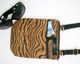 Tiger and Lion Crossbody Bag Hippie Bag Stlye Messenger Bags Purse small Pocket