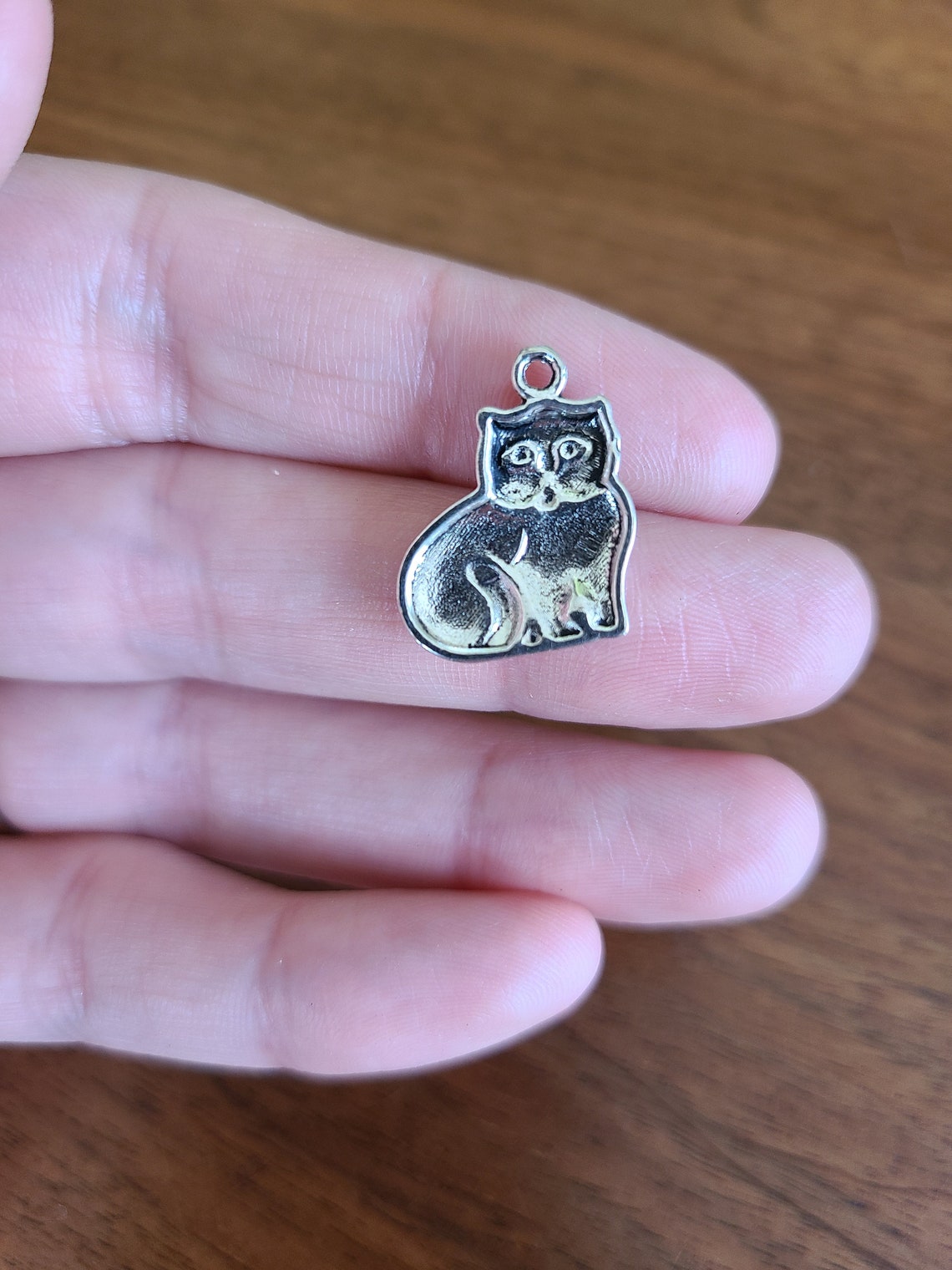 Set of 8 Cat Charms for Jewelry Making Cat Charms Cat Etsy