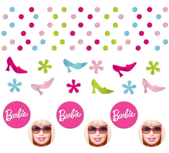 Barbie confetti hot sale