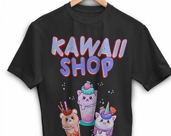 Camicia Harajuku Kawaii Shop -camicia kawaii,camicia goth pastello,abbigliamento kawaii,vestiti kawaii,tshirt kawaii,abbigliamento estetico,camicia harajuku