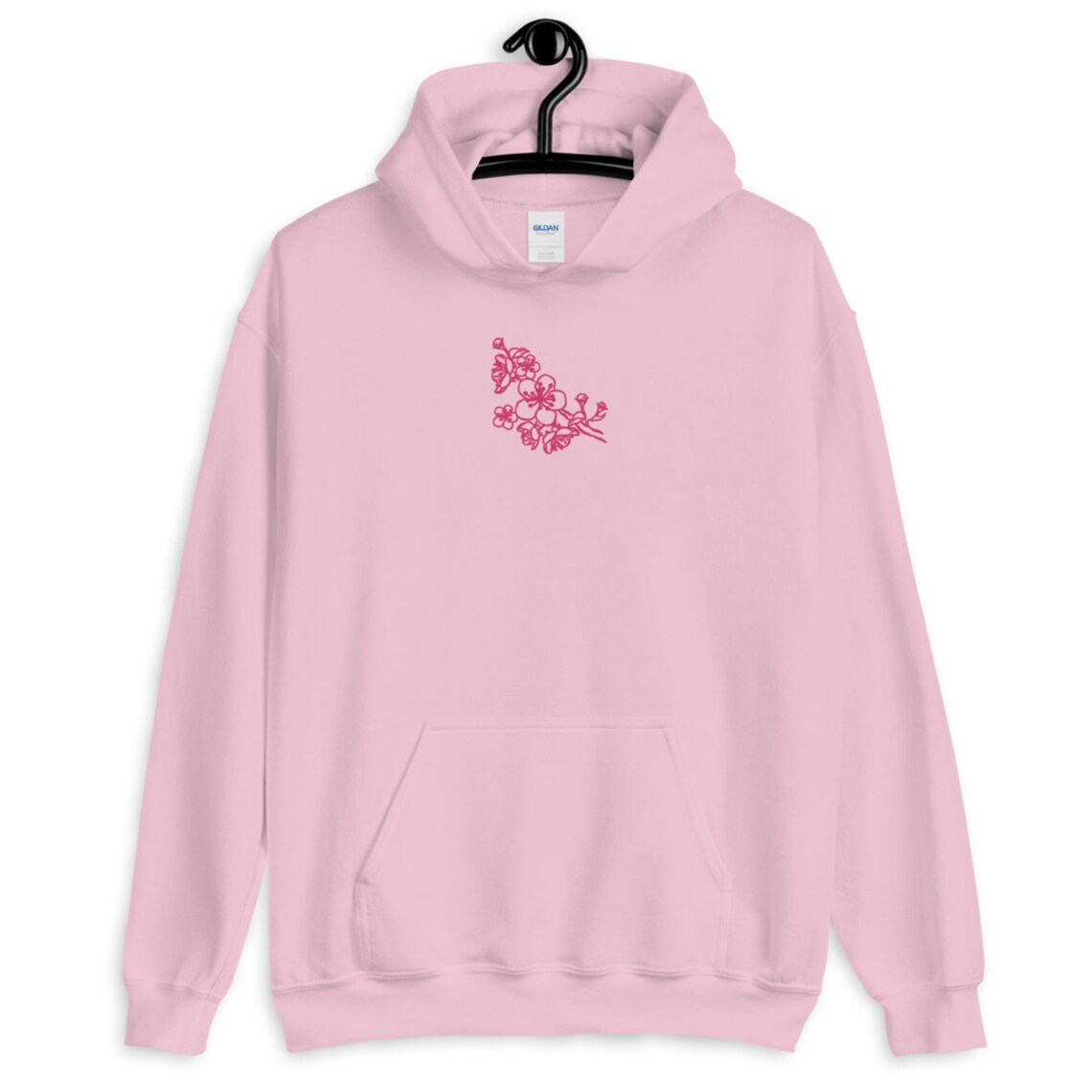 Sakura Cherry Blossom Print Women Hoodie Dress main image 1