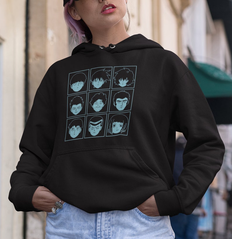 Mob Psycho 100 Hoodie Shigeo Kageyama Mob Anime Hoodie | Etsy