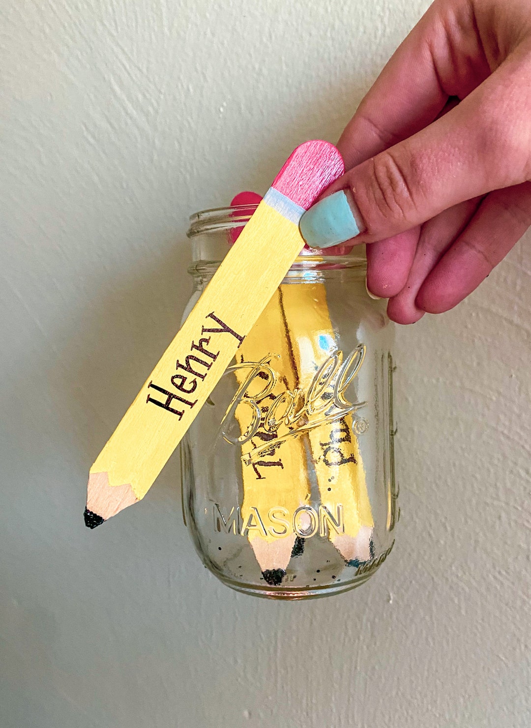 Pencil Name Sticks Classroom Name Sticks Classroom Etsy