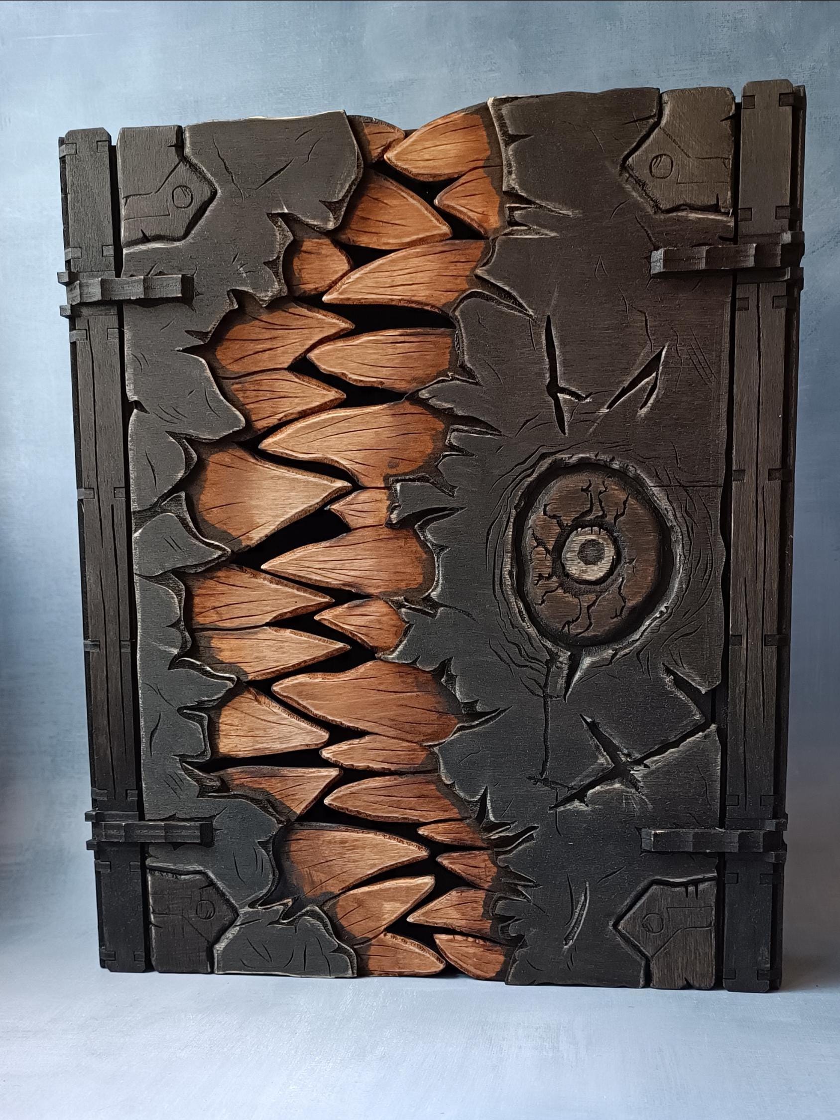 Rustic Monster Box Large Wooden Monster Book Box: Gothic Fantasy Storage Chest - Etsy