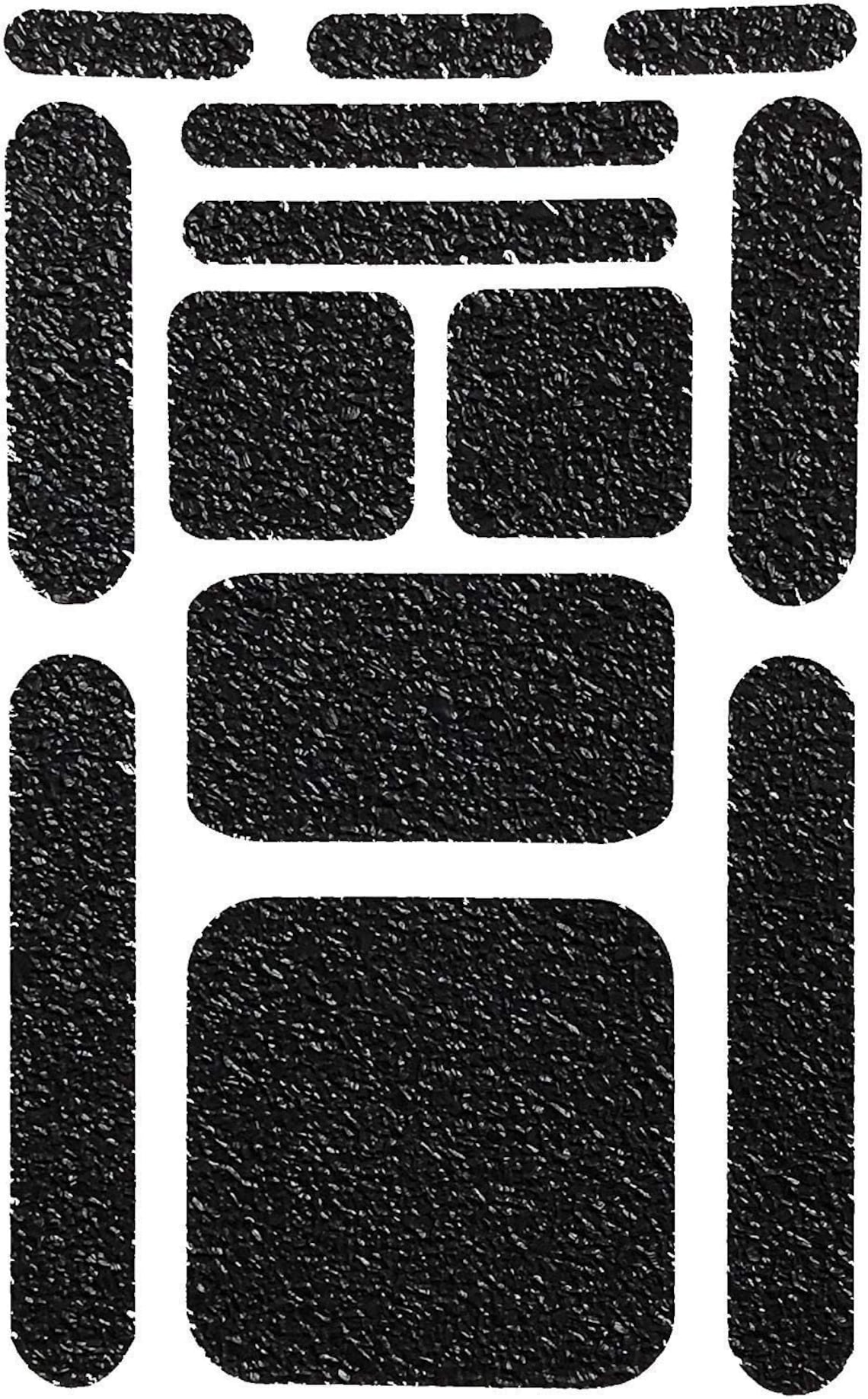 Cell Phone Grip Tape Sticker Set 13pc 2pack Black Rubber Etsy