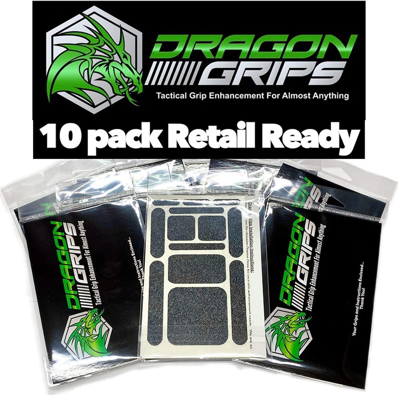 Cell Phone Grip Tape Sticker Set 13pc 2pack Black Rubber Etsy