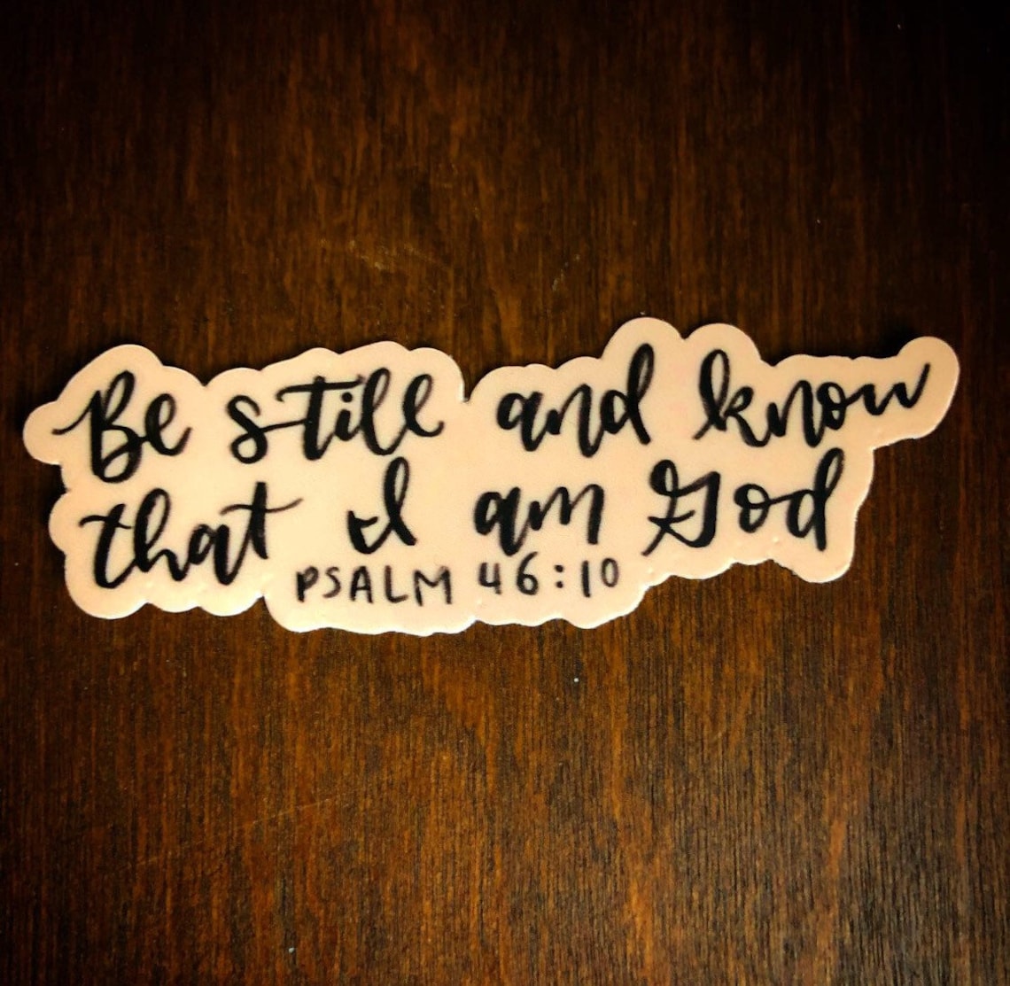 Bible verse sticker/Vinyl Sticker/ Aesthetic sticker/Catholic Etsy