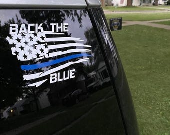 Back the Blue Decal