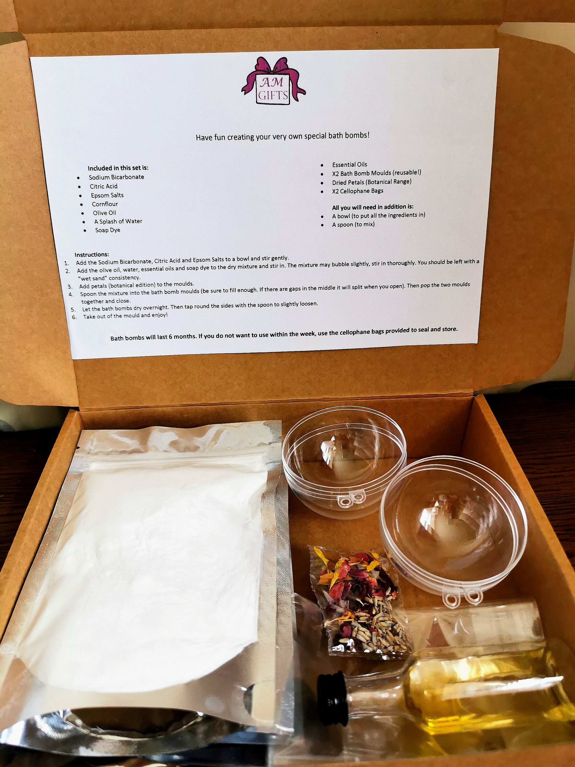 Bath Bomb DIY Kit Make your own bath bombs Etsy