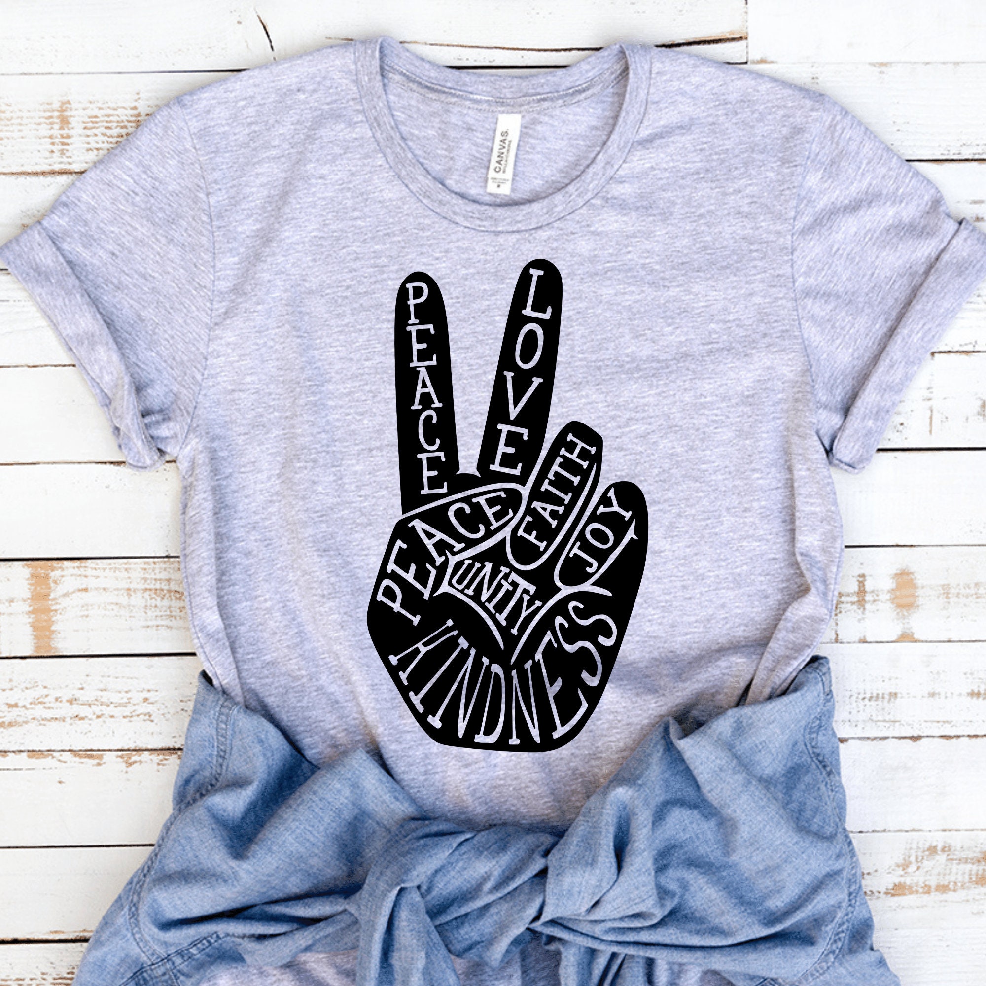 Peace Love Unity Unisex T-Shirt | Etsy