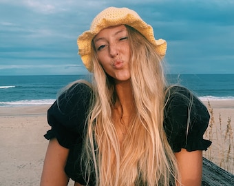 cos crochet bucket hat