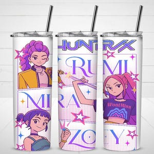 K-POP Demon Hunters Huntrix 20oz Stainless Steel Insulated Skinny Tumbler