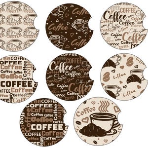 Coffee Lover Car Coaster Drink Accessories