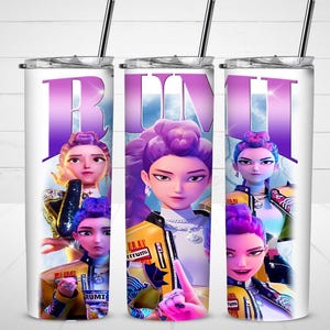 Gobelet mince isolé en acier inoxydable K-POP Demon Hunters, 20 oz, Rumi