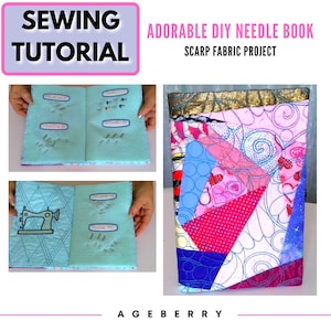 DIY Needle Book | Pin & Needle Accessories | Easy Tutorial For Beginners | DIY Needle Case | Sewing PDF Tutorial