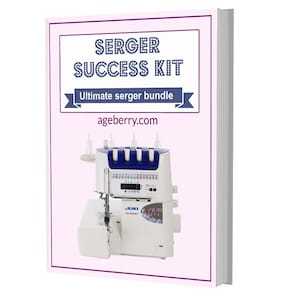 Serger Success Kit - Tips and Procedures for Serger/Overlock use eBook | Printable PDF Instant Digital Download