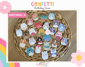 Confeti de cumpleaños // Confeti aplastable // Artículos para fiestas // PAQUETE A