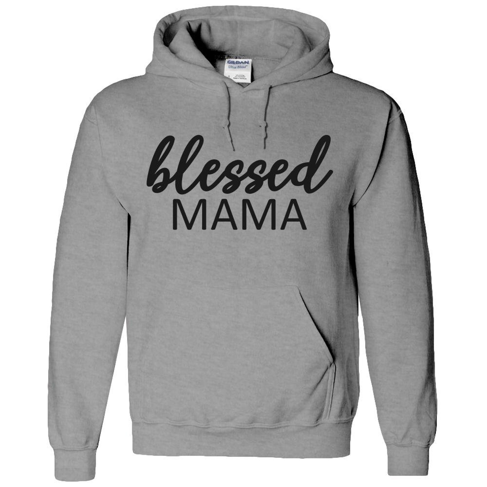 HOODIE // BLESSED MAMA Adult Hoodie // Blessed Mama Sweatshirt | Etsy