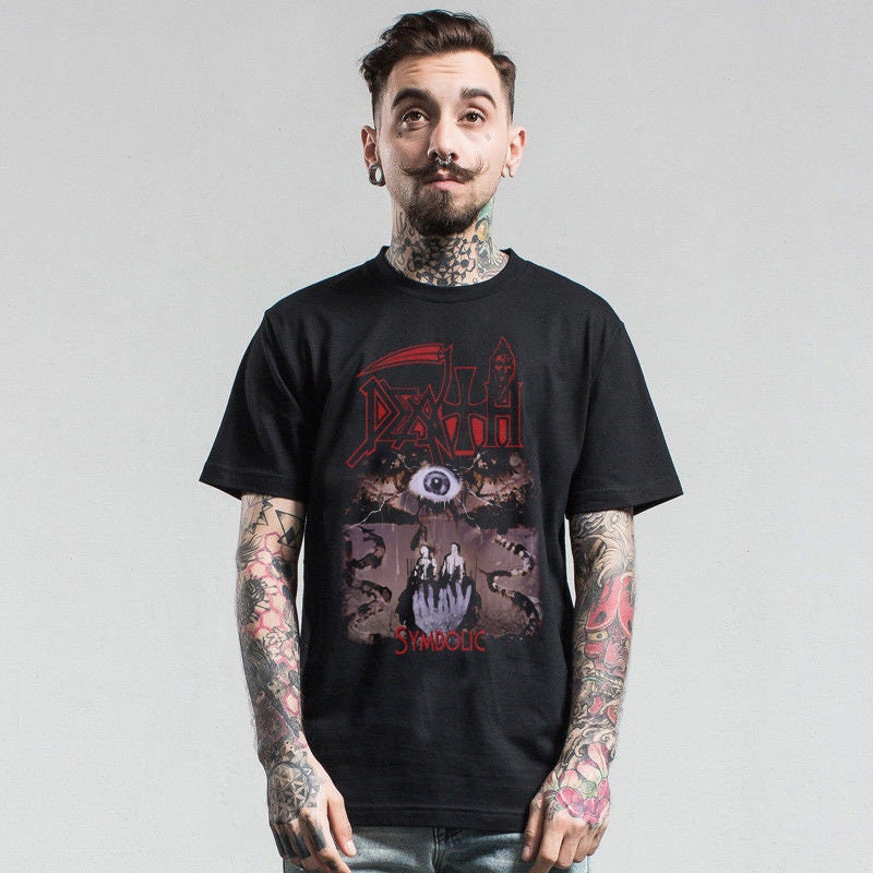 Death symbolic ツアー Tシャツ 90s Death Symbolic Vintage T Shirt Metal Music Black Shirt - Etsy