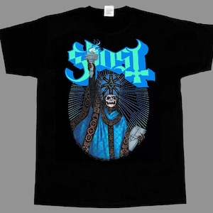 Ghost Vintage T Shirt Metal Music Black Shirt