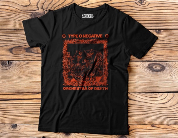 1995 Type O Negative Orchestra Vintage Metal 90's Music Shirt Aesthetic  Shirt Aesthetic Aesthetic Clothing T-shirt Metal Tees 