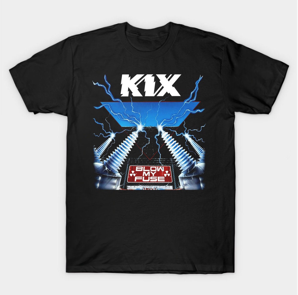 Kix Vintage T Shirt Metal Music Shirt Aesthetic Shirt Clothing T-shirt  Metal Tees Throwback Style Retro 