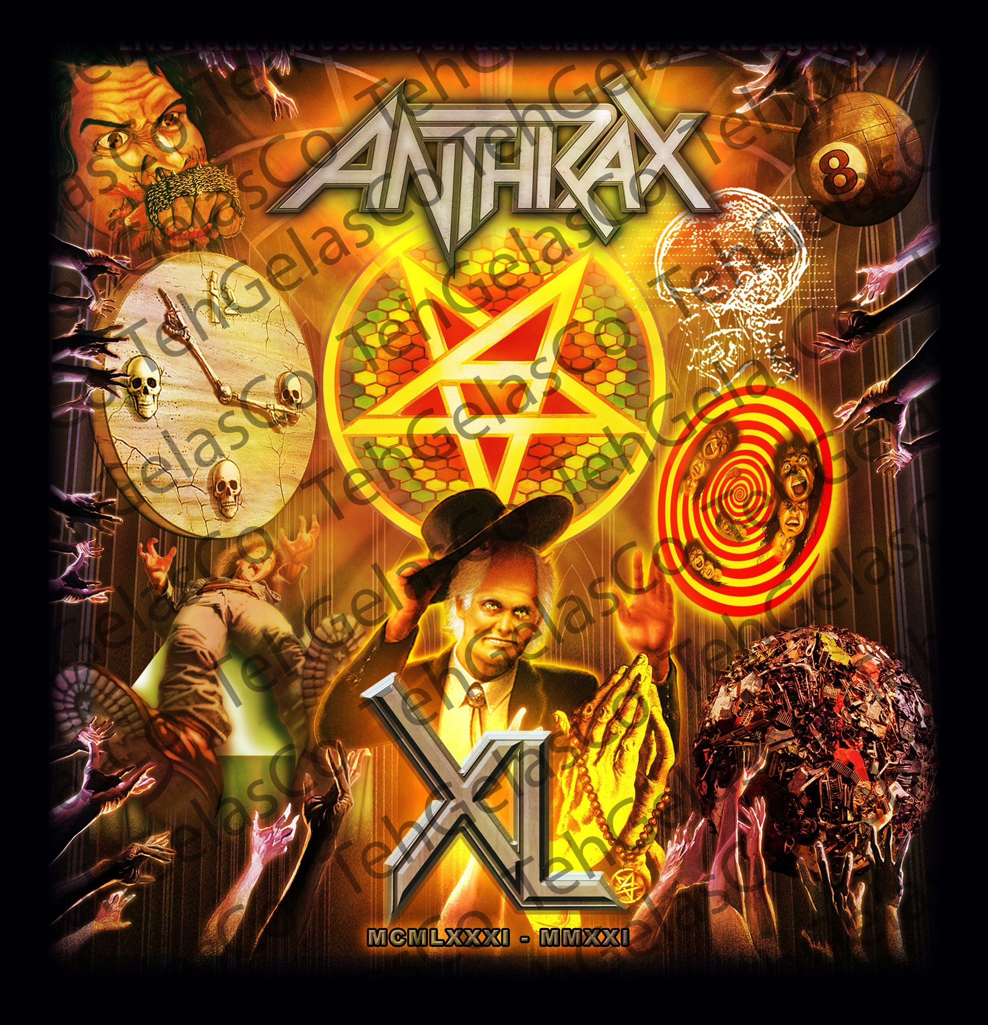 Anthrax Shirt Music North American Summer T Shirt World Tour 2022