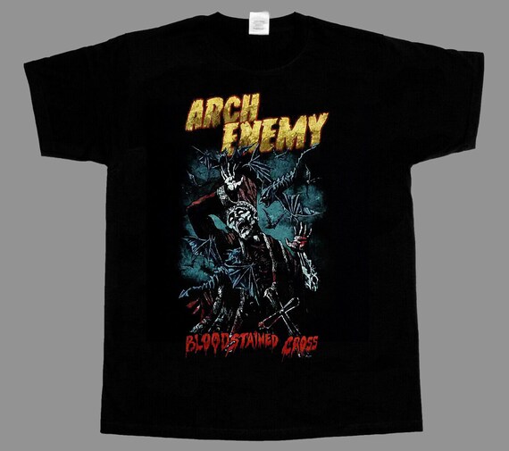 ARCH ENEMY Tシャツ Arch Enemy T Shirt Metal T-shirt Bloodstained Cross Music