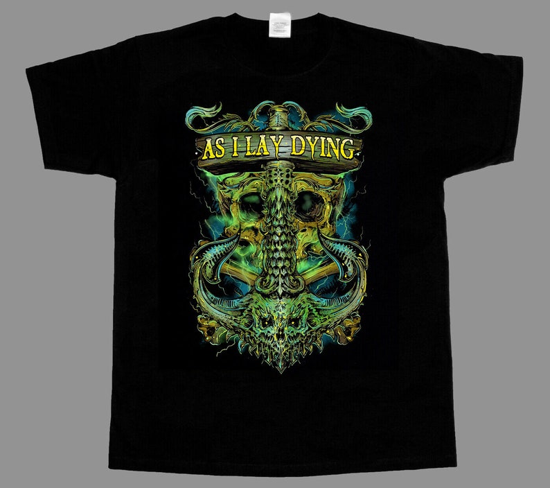 As I Lay Dying T Shirt Metal 90's Music Shirt Aesthetic - Etsy