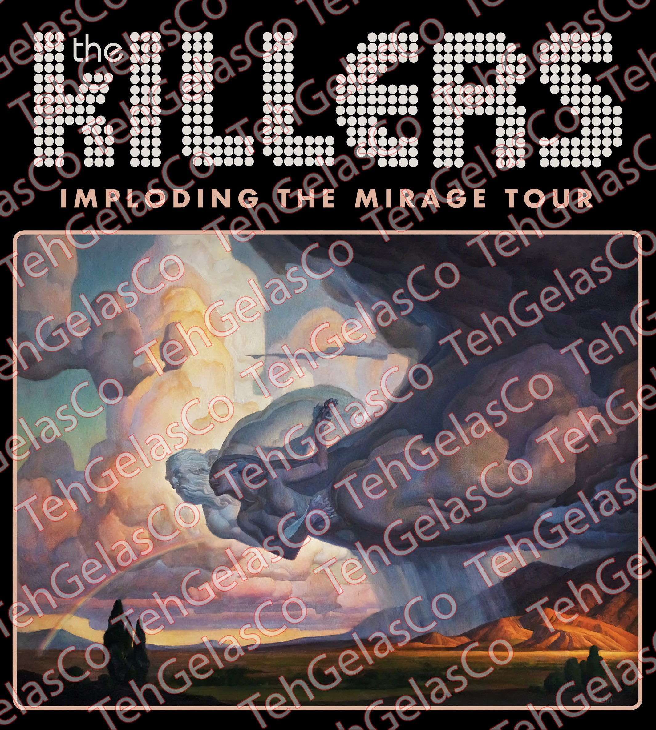 T-SHIRT CAVALERA INDIE THE KILLERS TOUR 01.24.2173 - T-SHIRT