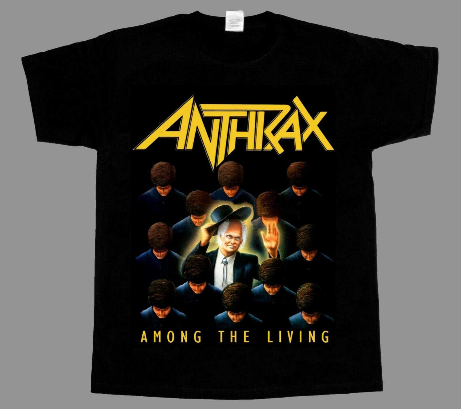 Anthrax T Shirt Among the Living Metal Music Tee #1 - Etsy Anthrax T Shirt Among the Living Metal Music Tee #1 - Etsy