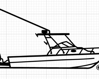 Download Center Console Boat Etsy